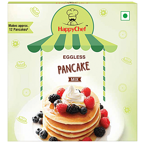 Buy HappyChef Eggless Pancake Mix - Quick & Easy To Make Online at Best  Price of Rs 149 - bigbasket