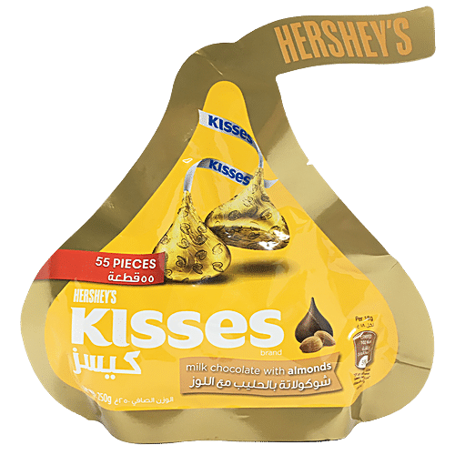 Buy Hersheys Kisses Milk Chocolate - with Almonds Online at Best Price ...