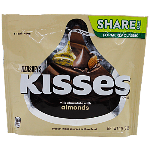 Buy Hershey's Kisses Milk Chocolate with Almonds Online at Best Price ...