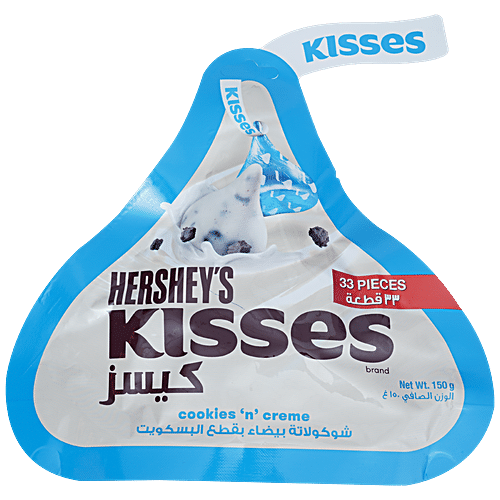 Buy Hershey's Kisses Cookies & Cream Chocolte - Melt In Mouth Online at ...