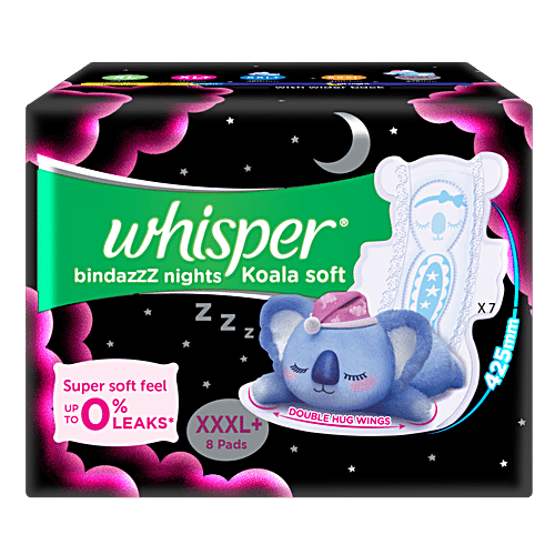 Buy Whisper Ultra Night Sanitary Pads For Women Xxxl Koala Soft Online At Best Price Bigbasket