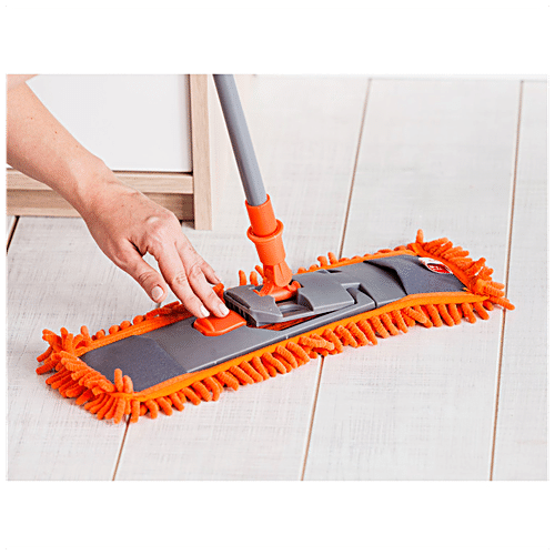 Buy YORK Flat Dry & Wet Mop - Metal Rod & Microfibre, Assorted Online ...