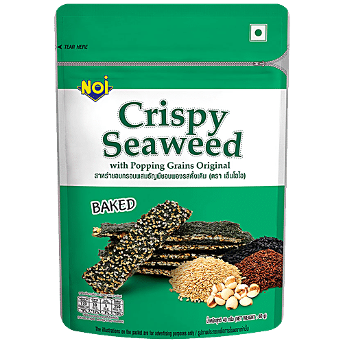 Tong Garden Original Noi Crispy Seaweed with Popping Grain Baked 40 g