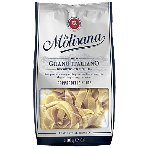 Pappardelle N.105, Pasta di Semola di Grano Duro Trafilata al Bronzo 500 g  - La Molisana