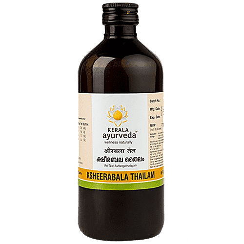 Buy Kerala Ayurveda Ksheerabala Thailam 450ml Foot Massage Oil For Relaxation And Sleep 9300