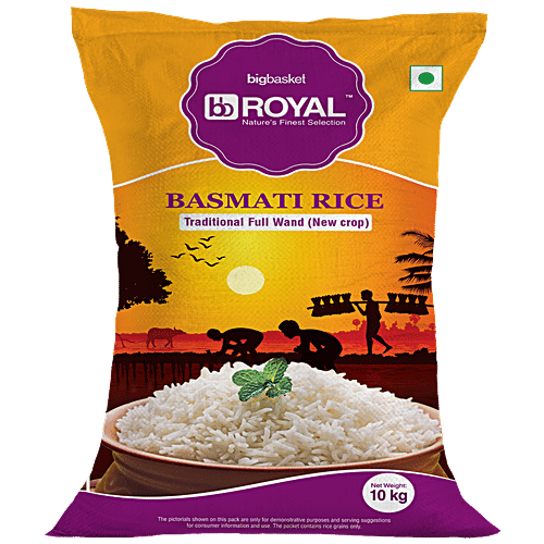 Buy BB Royal Traditional Full Wand (New Crop) Basmati Rice Online at ...