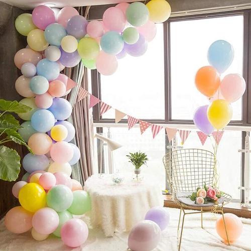 Hankley Premium Pastel Coloured Balloons With Strings - For Birthday,  Decorations, 50 pcs