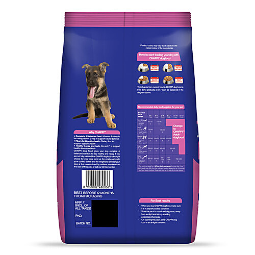 chappi puppy dog food