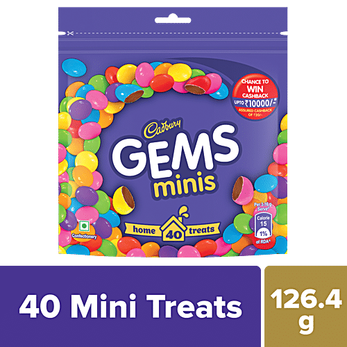 Cadbury Gems Chocolate - 17.4 G (Pack of 10)