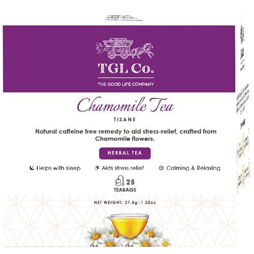 TGL Co. Chamomile Tea Bags, 37.5 g (25 Bags x 1.5 g each) 