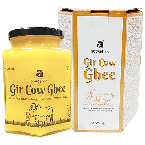 Buy Anveshan A2 Vedic Bilona Gir Cow Ghee Online At Best Price Of Rs ...