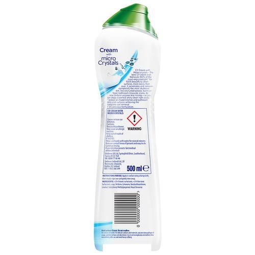 Cif Cleaners Ocean Cream Multipurpose Surface Cleaner - Original, For Tough Stains, Refreshing Scent, 500 ml  