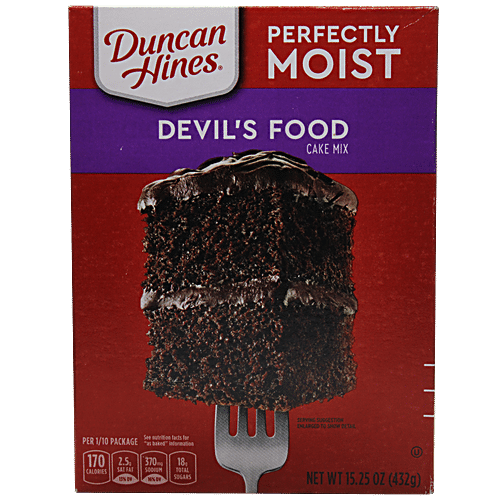 Buy Duncan Hines Perfectly Moist Devils Food Cake Mix Imported Online At Best Price Bigbasket