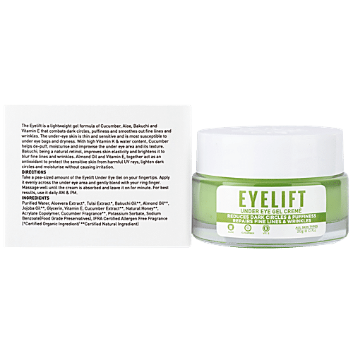 Buy Bella Vita Organic EyeLift Under Eye Cream Gel Online at Best Price ...