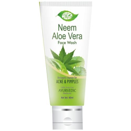 Meghdoot Neem Aloevera Face Wash, 60 ml  