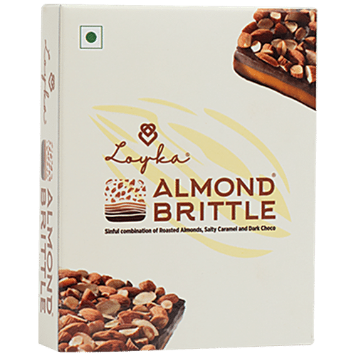 Buy Loyka Almond Brittle - Roasted Almonds, Salty Caramel & Dark Choco ...