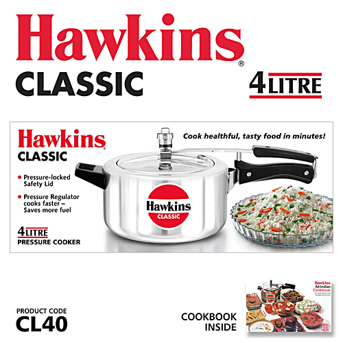 hawkins classic 4 litre pressure cooker