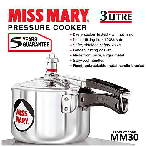 miss mary pressure cooker 3 ltr price