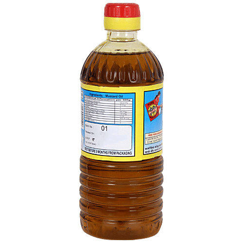 Buy KANODIA KOLHU BRAND Mustard Oil - Kachi Ghani Online at Best Price ...