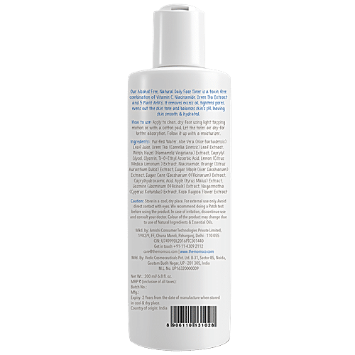 Buy The Moms Co Natural Daily Face Toner - With Vitamin C, Alcohol-free ...