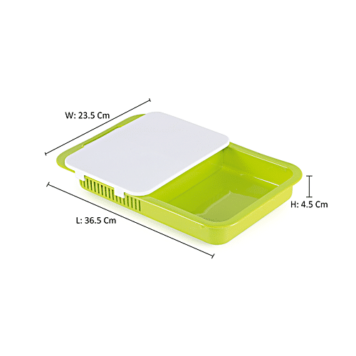 Buy JOYO Chop N Store Shopping Board - With Tray & Strainer, Tough ...