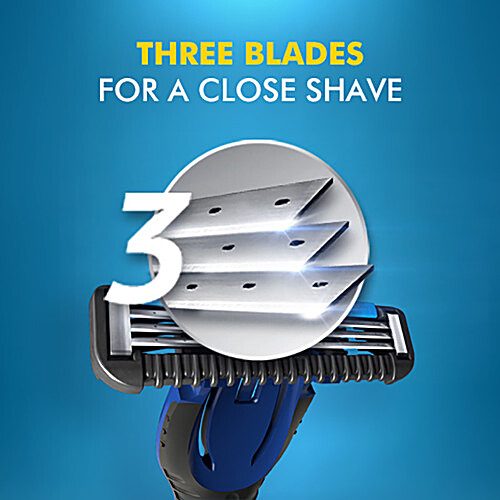 Buy Gillette Guard 3 Shaving Razor - Handle + Cartridge Online at Best ...