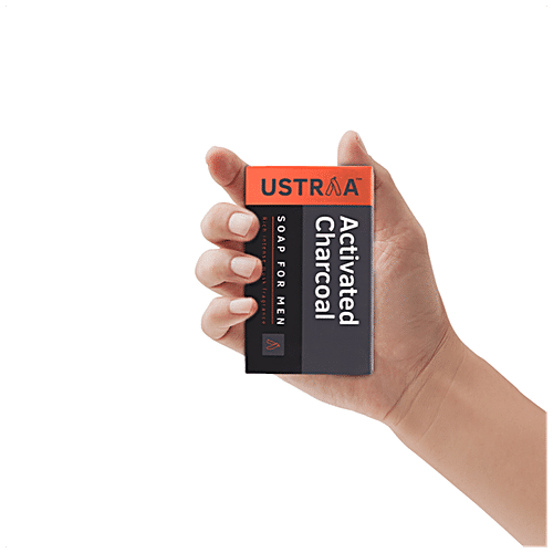 Buy Ustraa Deo Soap For Men With Activated Charcoal Online at Best ...