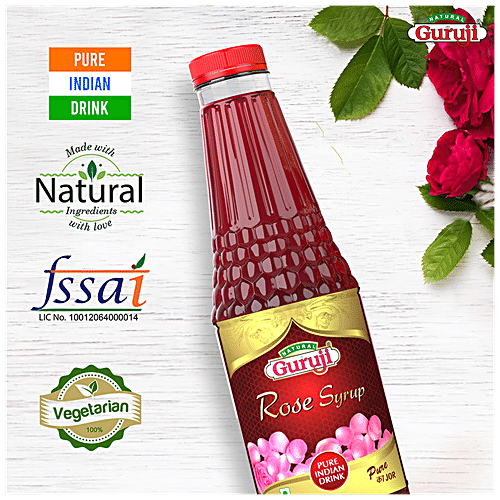 Buy Jai Guruji Rose Syrup Online at Best Price of Rs 175 - bigbasket