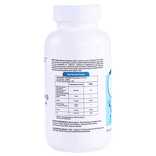 Buy Nlife Triple Source Calcium Tablets Online at Best Price of Rs 949 ...