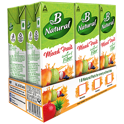 Buy B Natural Sixers Pack Mixed Fruit Juice Online At Best Price Of Rs ...