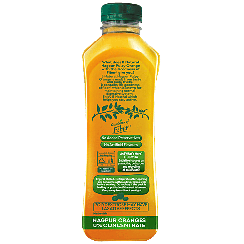 Buy B Natural Nagpur Orange Juice - Goodness Of Fiber Online At Best ...