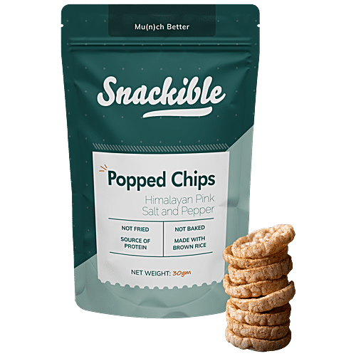 Buy Snackible Himalayan Pink Salt & Pepper Popped Chips Online at Best ...