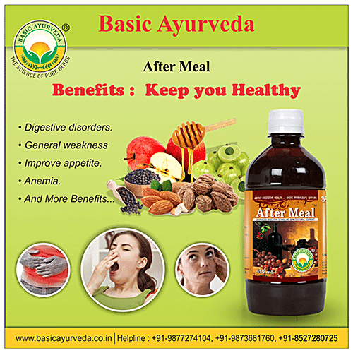 Buy Basic Ayurveda After Meal Drink - Useful in Anaemia, Beneficial In ...