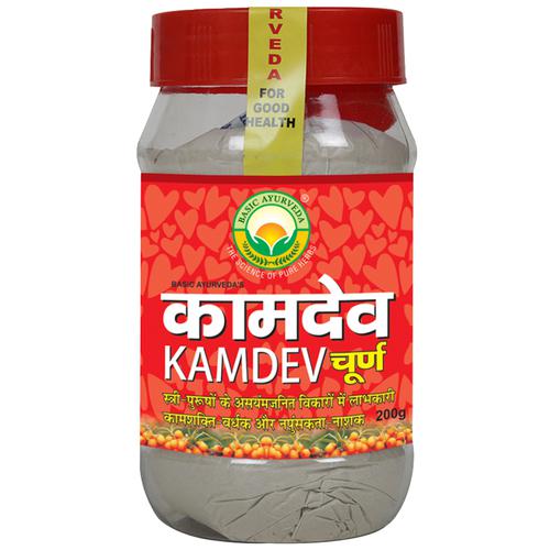 BasicAyurveda  Kamdev Churna Jar of 200 GM