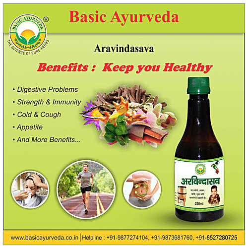 Buy Basic Ayurveda Aravindasava Syrup - Digestive Problems & Improve ...