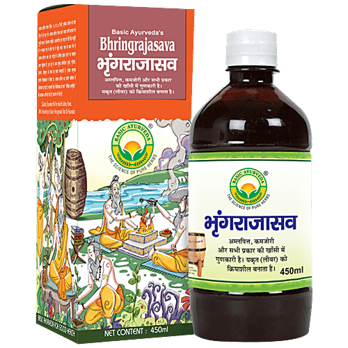 Buy Basic Ayurveda BhringarajasavaSyrup - Promotes Tissue Growth ...