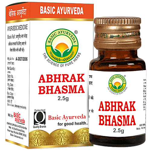 Buy Basic Ayurveda Abhrak Bhasma - Helpful For Respiratory, Abdominal ...