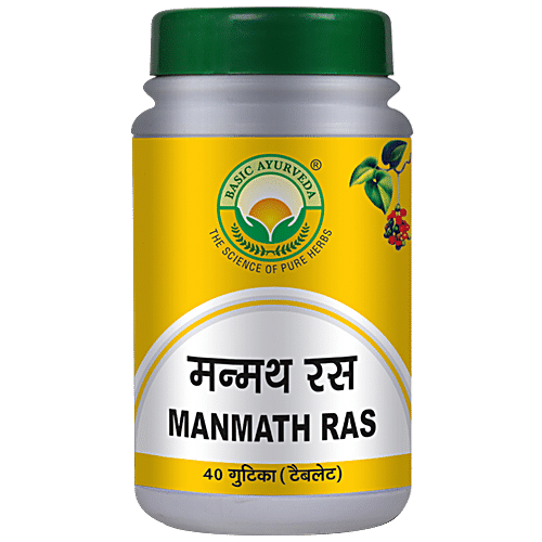 Buy Basic Ayurveda Manmath Ras Tablets Physical Weakness