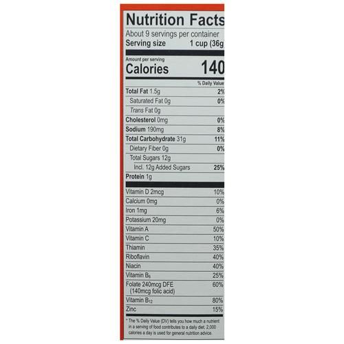 Fruity Pebbles Nutrition Facts Label - Bios Pics