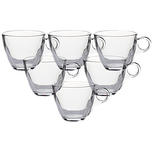 Buy Yera Tea/Coffee Glass Mug Set Online at Best Price of Rs 205