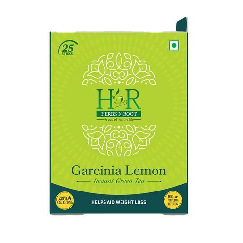 Buy Herbs N Root Garcinia Lemon Instant Green Tea - Lemon Flavour, Great  For Weight Loss, 100% Natural Extracts Online at Best Price of Rs 295 -  bigbasket