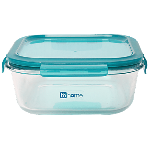 Buy BB Home Glass Seal & Lock Lunch Box/Storage Borosilicate Container ...