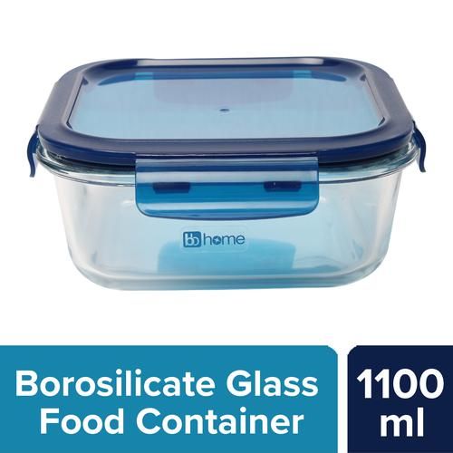 1pc Glass Sealing Food Container With Lid, For Soup, Meal, Fruit