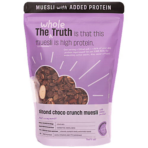 Buy The Whole Truth High Protein Breakfast Muesli - Almond Choco Crunch ...