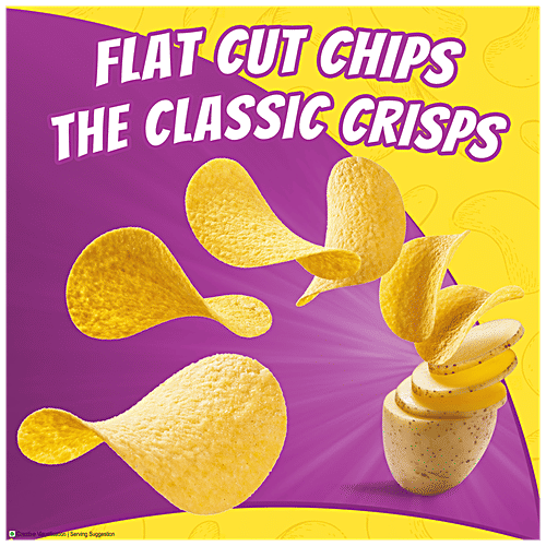 Buy Bingo Flat Cut Potato Chips - Original Style, Salt Sprinkled ...