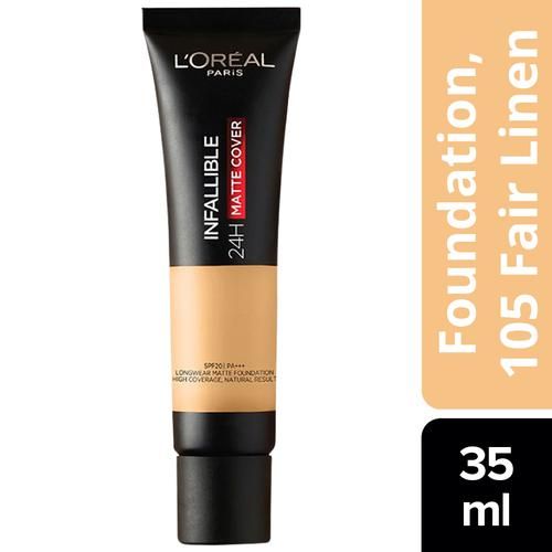 L'Oréal Paris Infallible 24HR Matte Cover Foundation 105 Natural Beige
