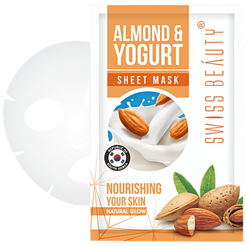 Buy Swiss Beauty Sheet Mask Almond Yogurt Nourishing Your Skin