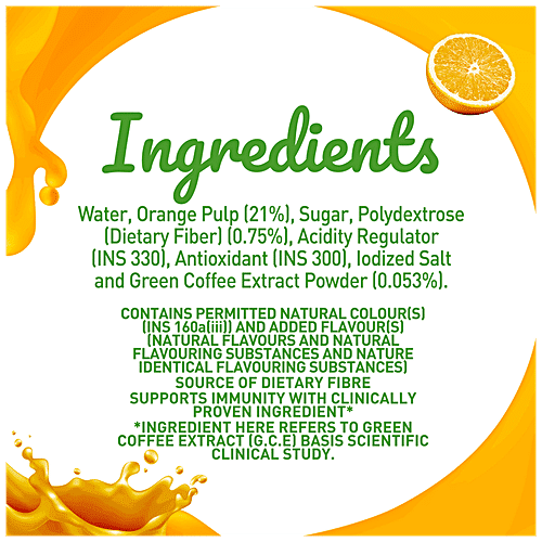 Buy B Natural Orange+ Juice - Supports Immunity & Goodness Of Fiber ...