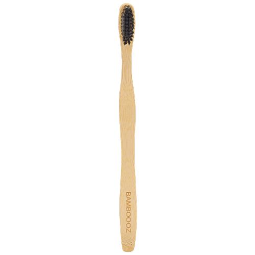 Buy Bamboooz Bamboo Toothbrush With Activated Charcoal Bristles ...