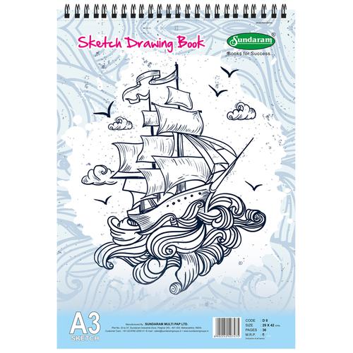 Buy Sundaram A5 Sketch Book - 100 Pages, Assorted Online at Best Price of  Rs 70 - bigbasket